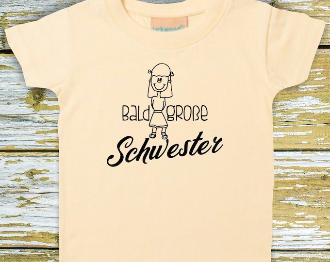 Baby/Kids Shirt "Soon Big Sister" T-Shirt Brother Sister Sibling Family