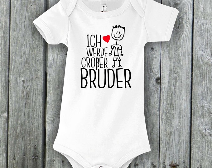 Baby Body "I'm going to be big brother" Romper Babybody