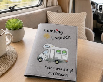 Camping Logbook | Travel Journal > A5 Notebook | Gifts for Campers | Gift Ideas for Campers | Motorhome Gifts