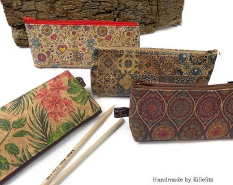 beautiful pencil case, pencil case, pencil case made of cork, sustainable, vegan, gift idea for a teacher, Easter gifts