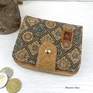 Korkportemonnaie klein, Portemonnaie Damen, Gelbeutel Kork, nachhaltig, Geschenk Freundin, nachhaltige Geschenke
