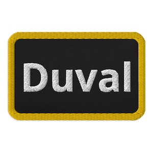 Duval County Embroidered patches