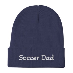 Fußball Dad Beanie bestickt