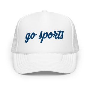 Go Sport Script Navy Foam Trucker-Mütze