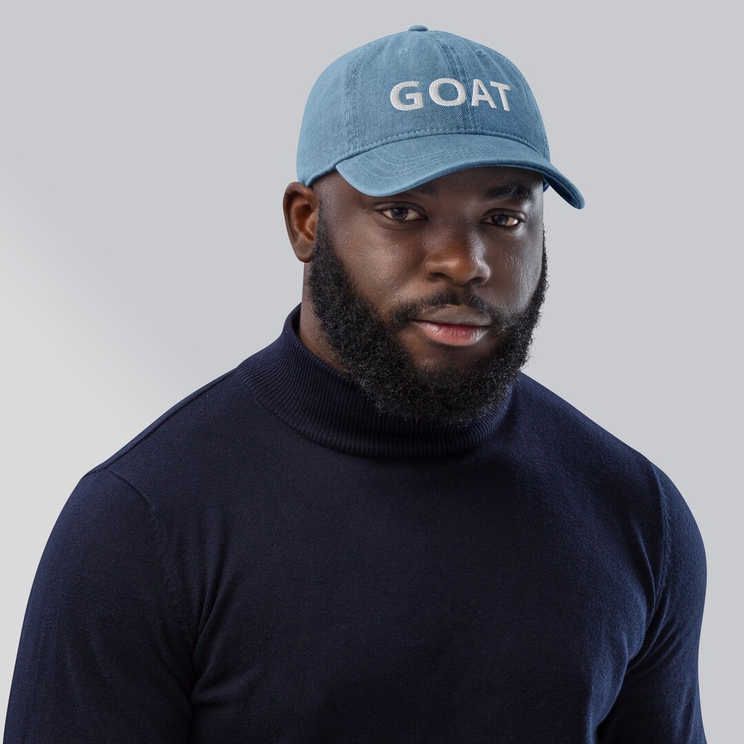 Goat Greatest of All-time Denim Hat - Etsy