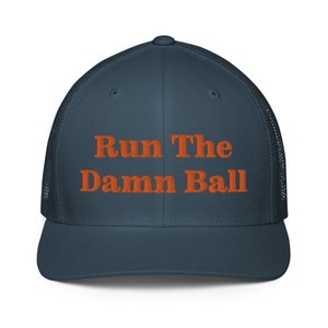 Run The Ball Closed-back trucker cap