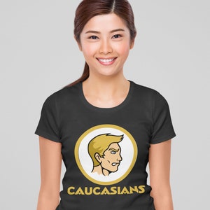Washington Caucasians Football Team Parody Short-Sleeve Unisex T-Shirt