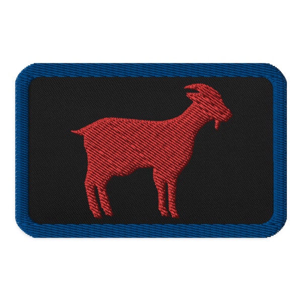 Goat Embroidered patches