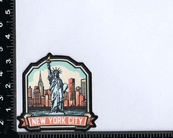 Toppa da stirare di New York City, Statua della Libertà, Toppa da viaggio, Souvenir di New York, Lady Liberty
