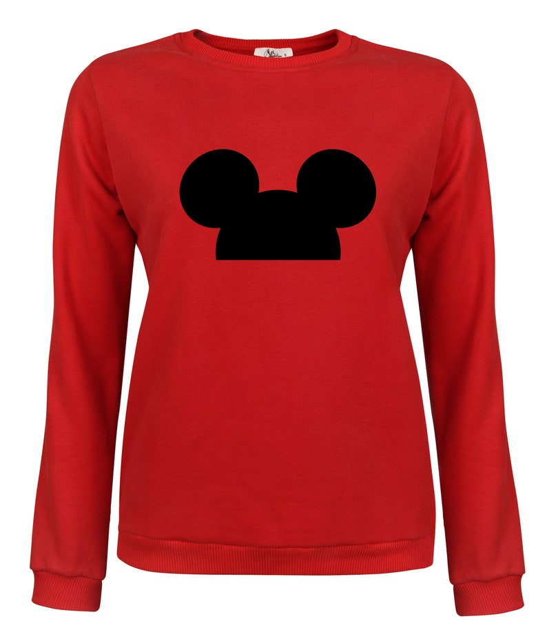 Family Mouse Silhouette Sweatshirt Shirts Mother Son Daughter Matching Mommy and Me Sweatshirts Shirts Family Outfits