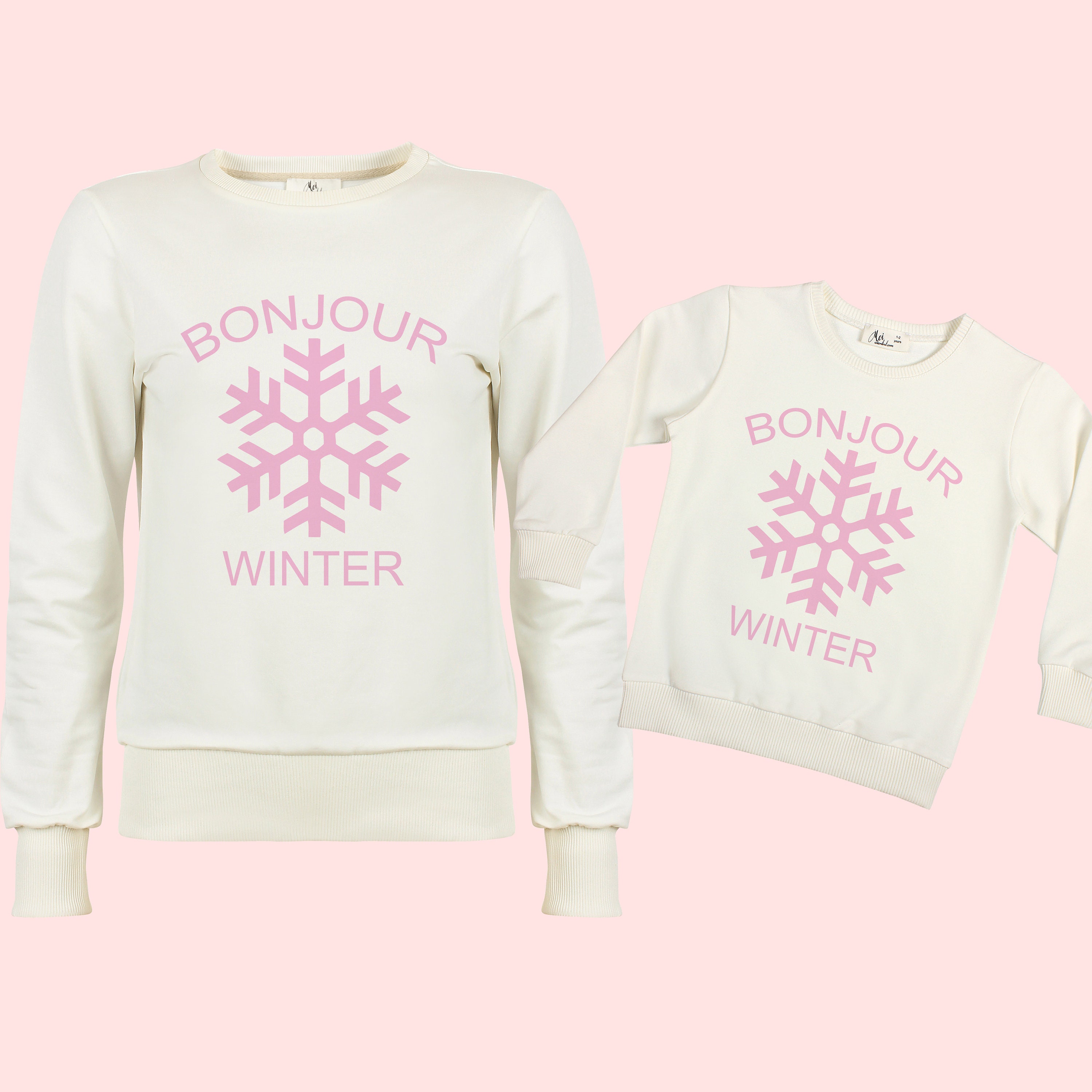 Family Mouse Silhouette Sweatshirt Shirts Mother Son Daughter Matching Mommy and Me Sweatshirts Shirts Family Outfits