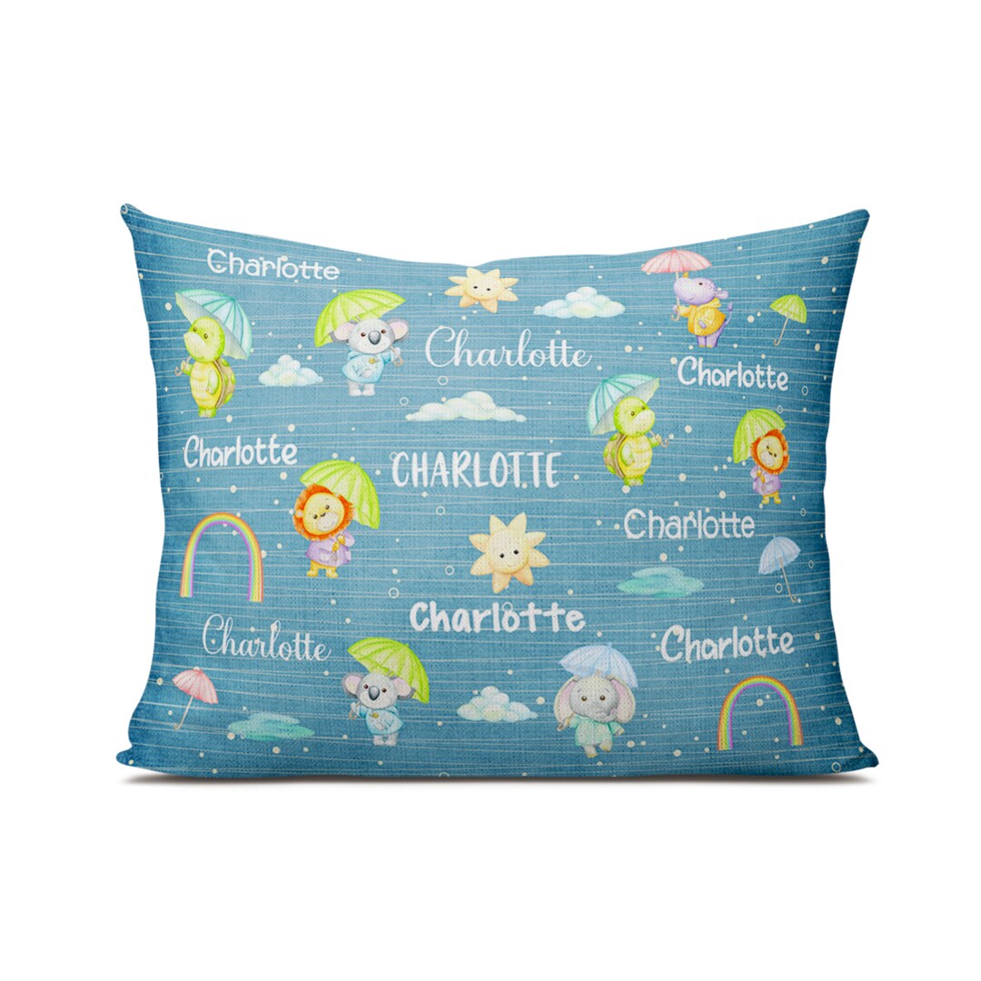 Adorable Custom Animal Umbrella Nap Pillow for Toddlers Personalized Comfort for Little Ones