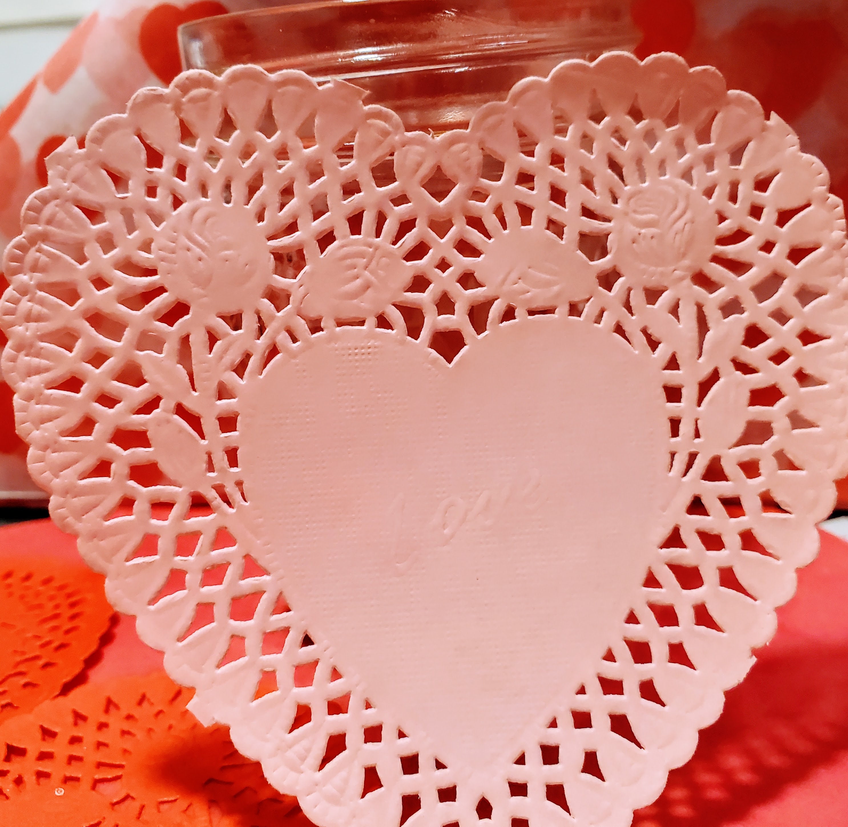 Paper Heart Doilies 4 Inch Heart Doily Heart Art Supplies Etsy