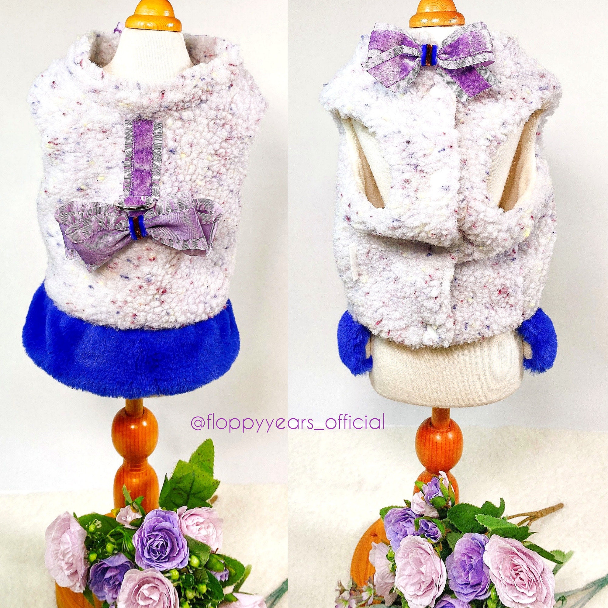 Fleece Vest Harness, Dog Harness/dog Clothing/small Dog Clothing/dog