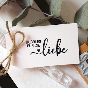 Stempel Bubbles für die Liebe, Stempel Seifenblasen, Stempel Hochzeit, Stempel Herz