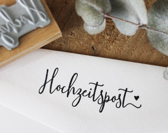 Stempel Hochzeitspost Einladung Save the Date Danksagung Dankeskarten Vielen Dank Hochzeit Herz