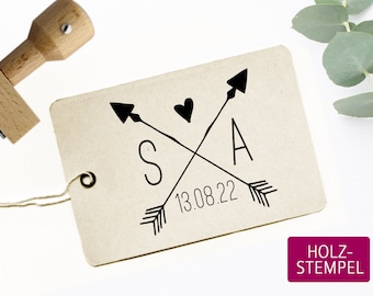 Stempel Namen, personalisierter Stempel, Stempel personalisiert, Stempel Hochzeit, Stempel Hochzeitspost, Anhänger, Initialen