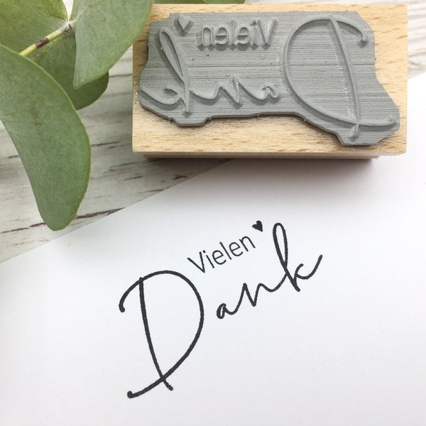 Stempel "Vielen Dank"  ||  HOCHZEIT