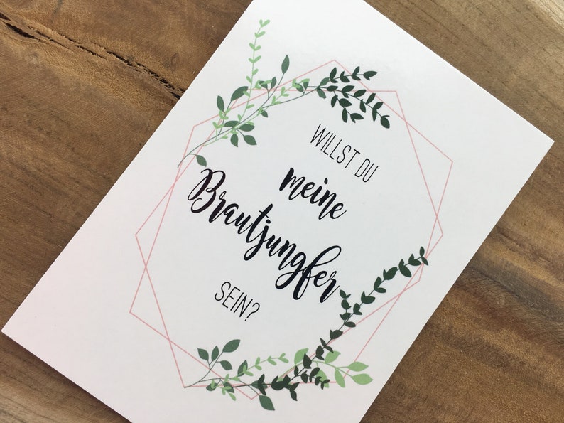 Karte Brautjungfer Willst du meine Brautjungfer sein | Etsy