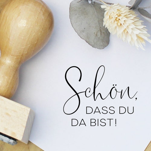 Schön Dass Du Da Bist' Gastgeschenk Für Hoch Produktbild-Vorschau 3