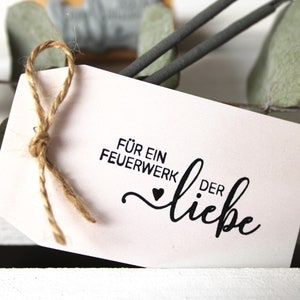 Stempel Für ein Feuerwerk der Liebe, Stempel Wunderkerzen, Stempel Hochzeit
