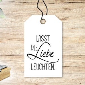 Stempel Lasst die Liebe Leuchten, Wunderkerzen, Knicklichter, Hochzeitstanz, Hochzeit Bild 3