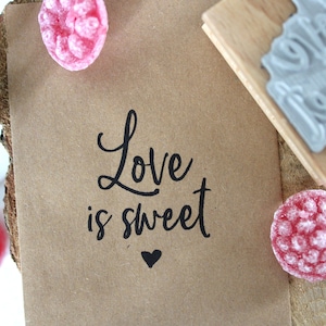 Stempel Love is sweet