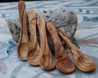 Small wood olivier, spoon coffee spoon