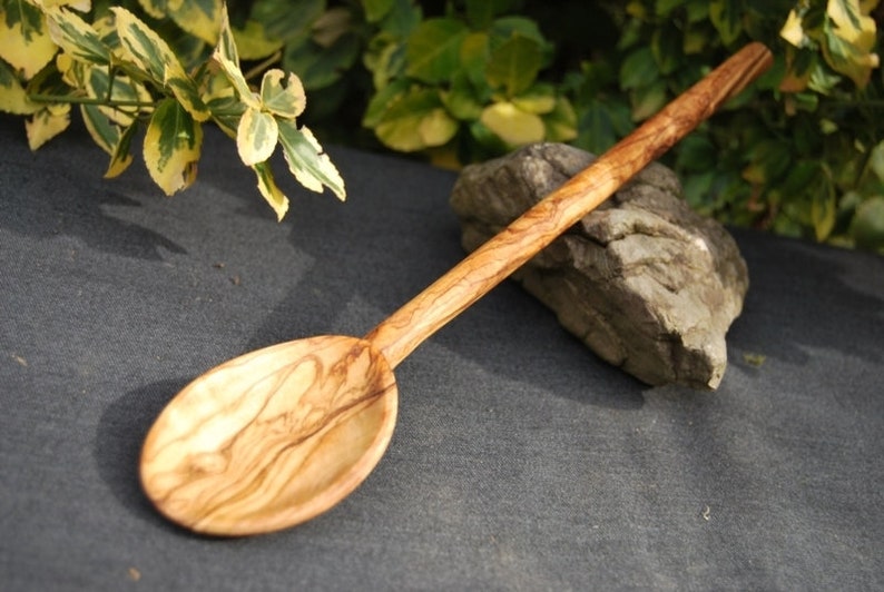 Cuillère à goûter en Bois Olivier 30 cm image 4