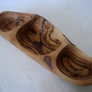 Olive Wood NUTS Bowl / Dish 38cm image 2