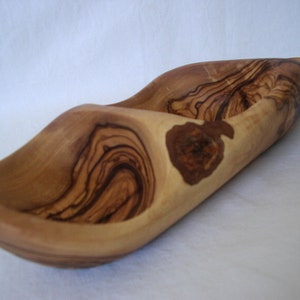 Olive Wood NUTS Bowl / Dish 38cm image 3