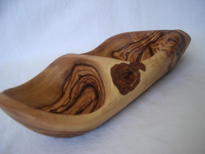 Olive Wood NUTS Bowl / Dish 38cm image 3