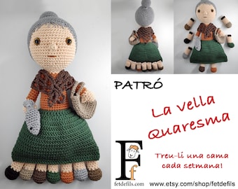 Amigurumi pattern for Old Lent - Old Lent - Lent Calendar