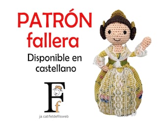 Patrón amigurumi fallera