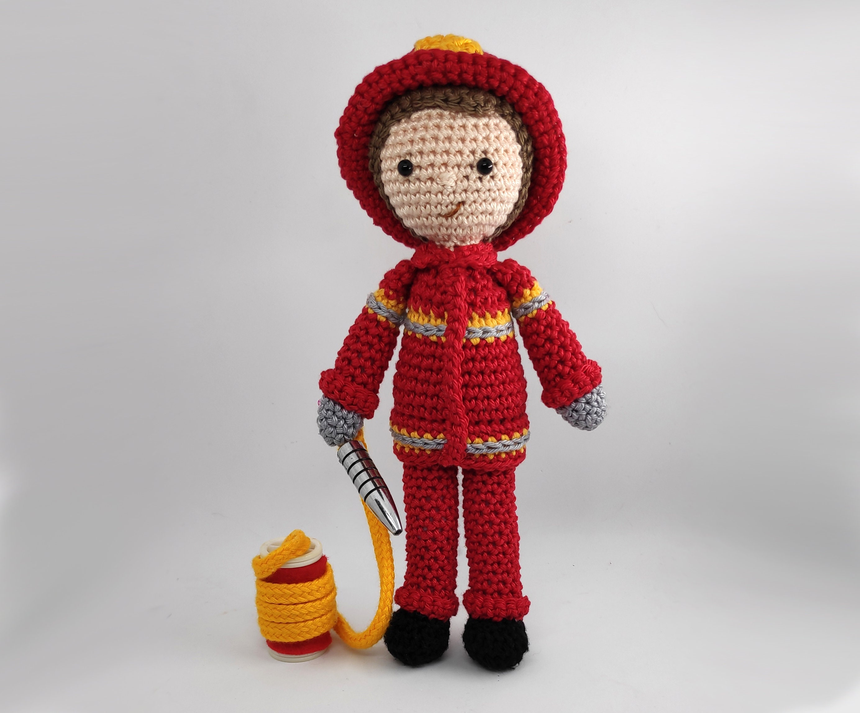 Firefighter amigurumi