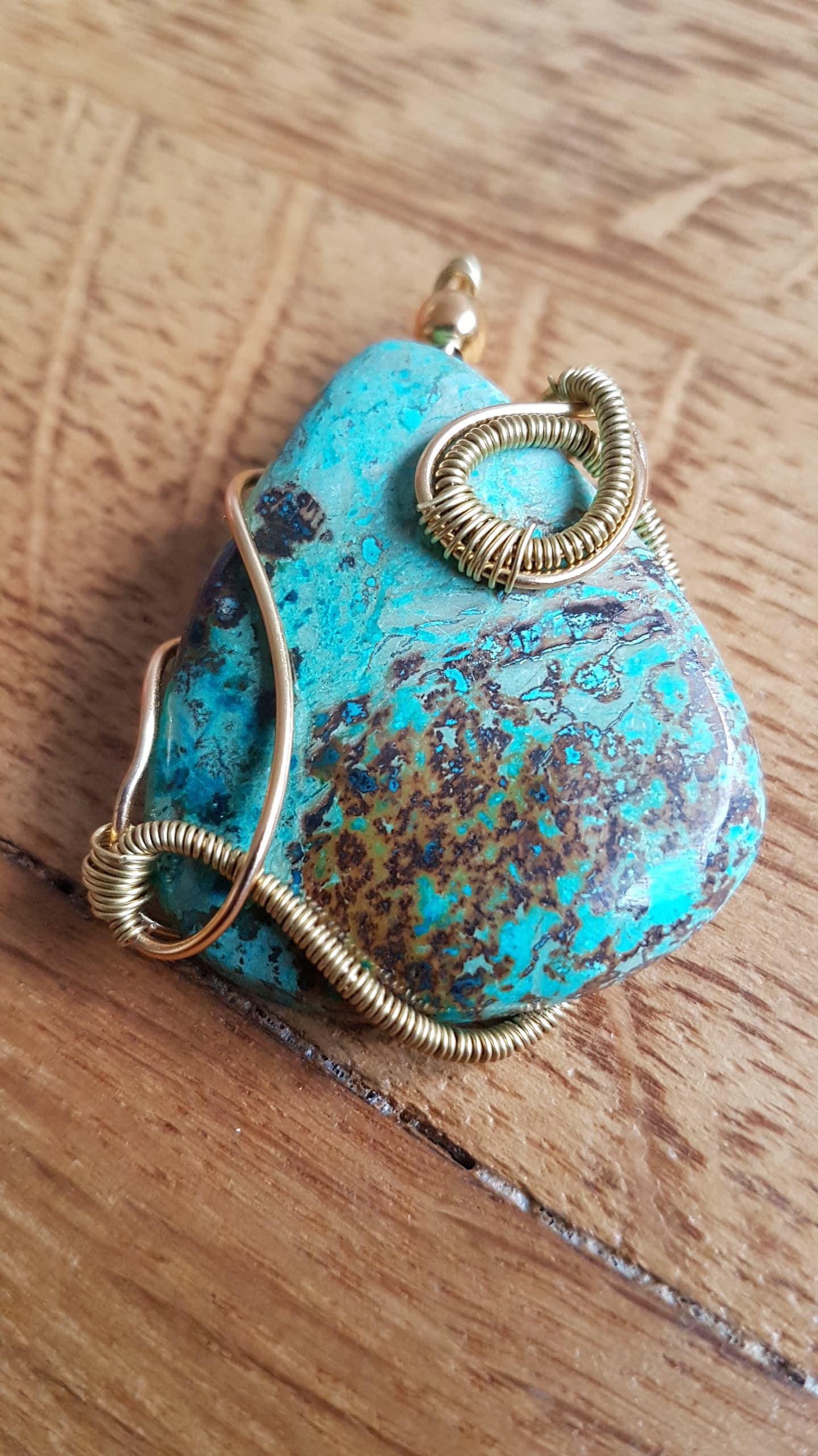 Bijoux pendentif turquoise de belle qualité femme Wirewrap Bijoux pendentif turquoise de belle belle belle qualité femme Wirewrap 9c264e
