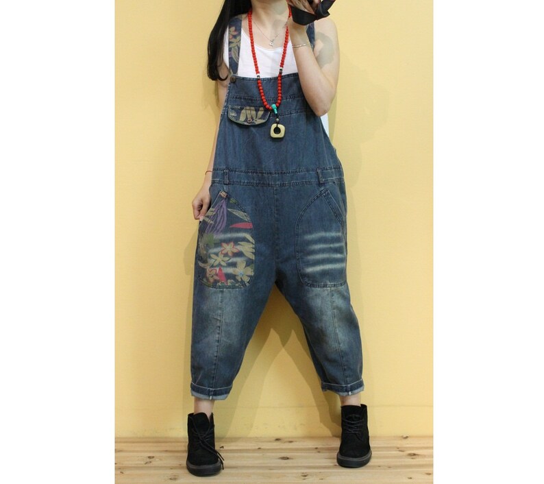 Jeans latzhose mit blumen - Wählen Sie dem Favoriten unserer Redaktion