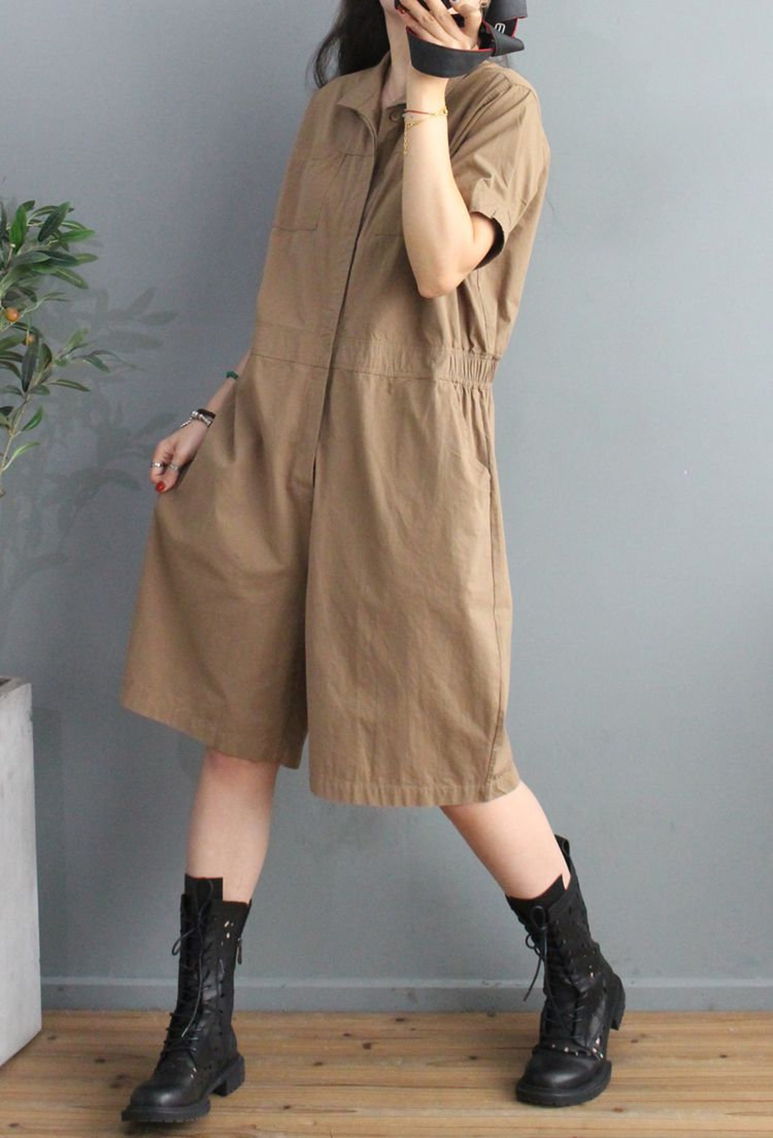 loose fitting jumpsuit