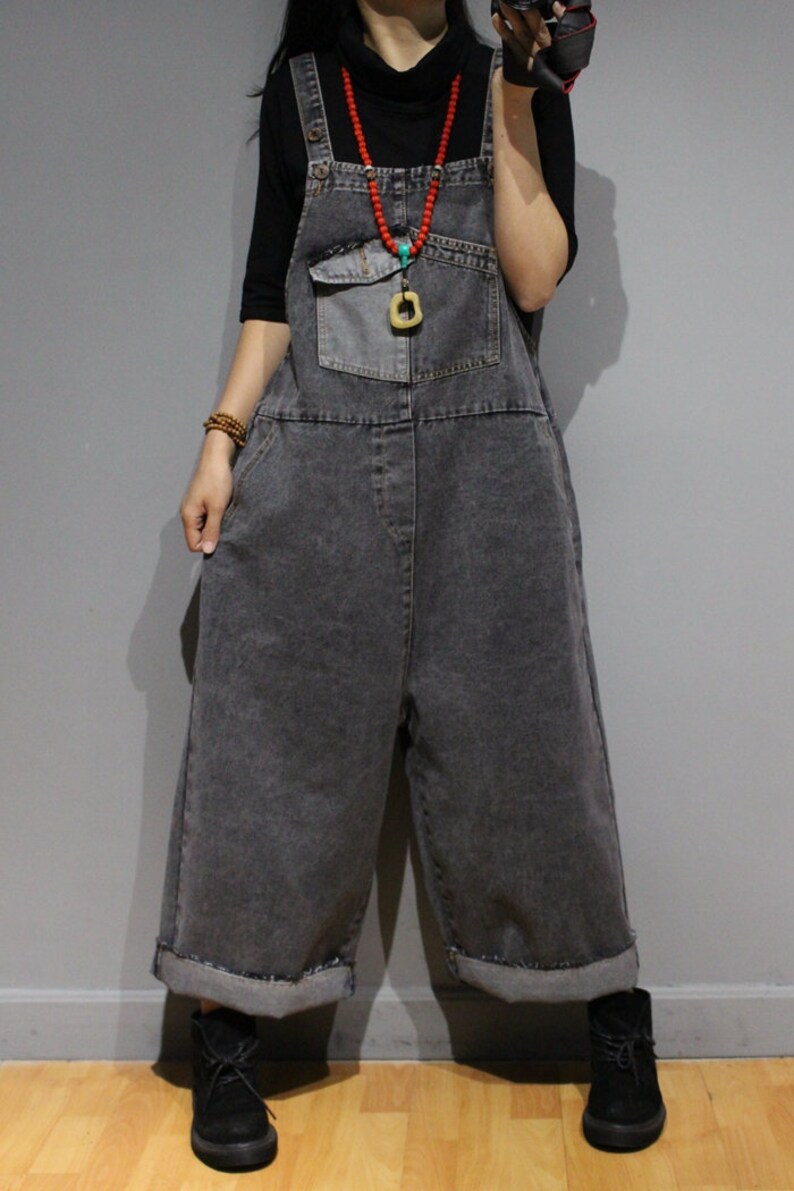 Loose Overalls,Summer Overalls,Overalls For Women Womens Loose Fitting Comfortable Jeans Overalls With Pockets,Casual Overalls Loose Pants