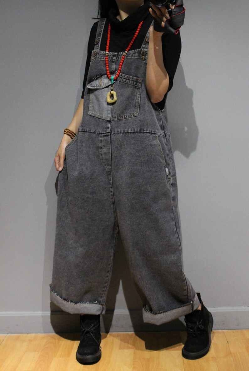 Loose Overalls,Summer Overalls,Overalls For Women Womens Loose Fitting Comfortable Jeans Overalls With Pockets,Casual Overalls Loose Pants
