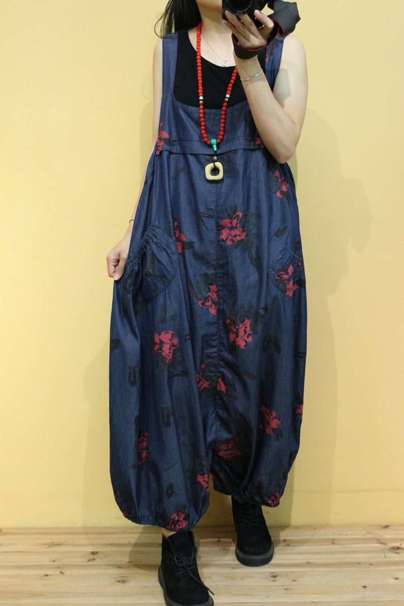 loose fitting women's overalls