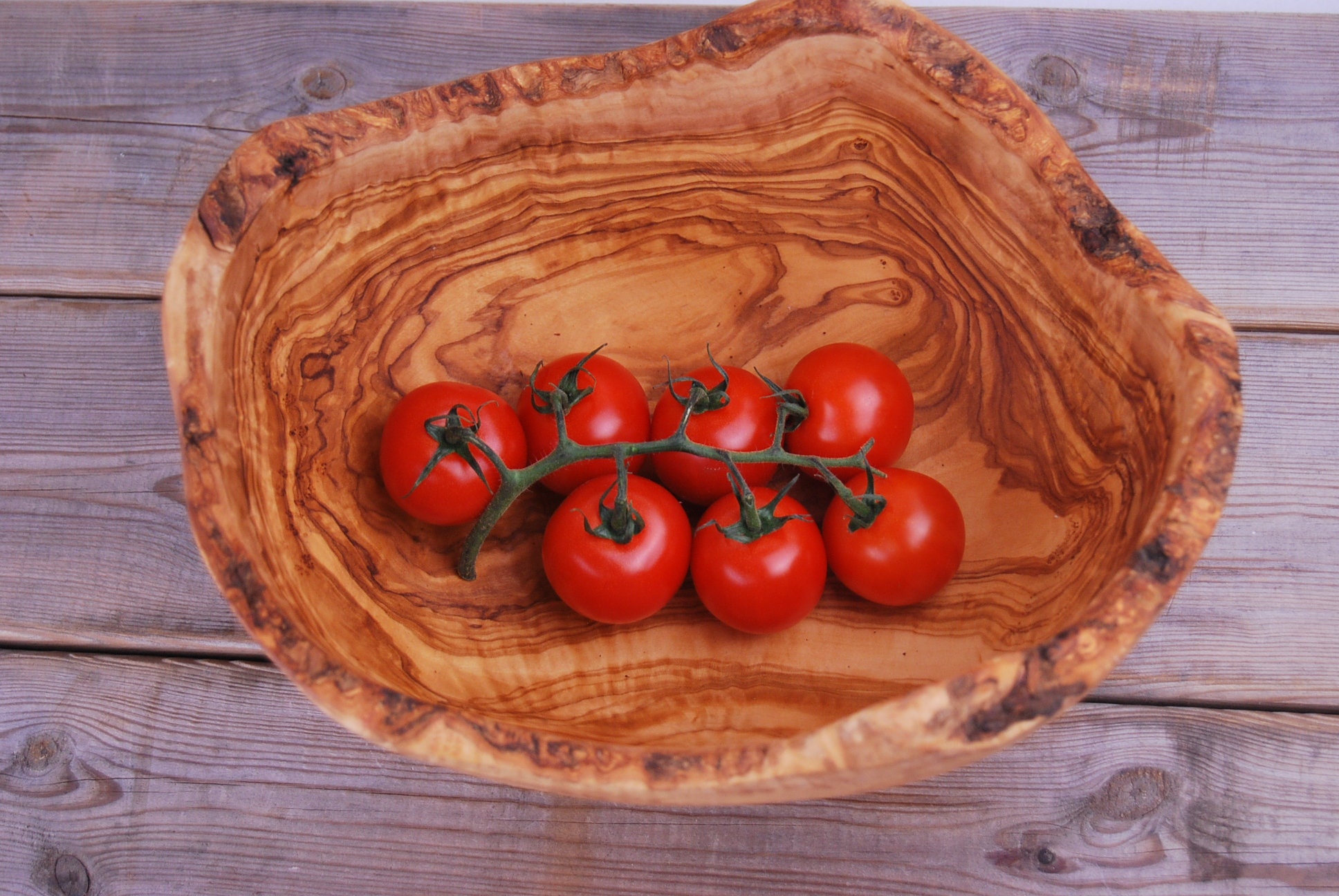 Olive Wood Salad Bowl 30cm WOOD UNIQUE Etsy