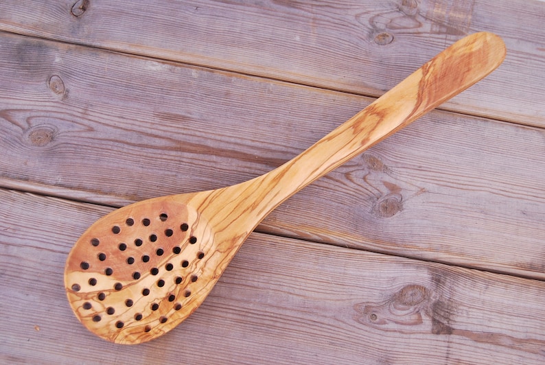 Fry Skimmers in olive wood 30cm image 3