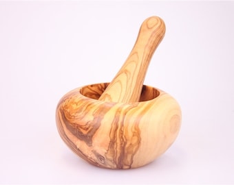 Olive Wood Pestle & Mortar