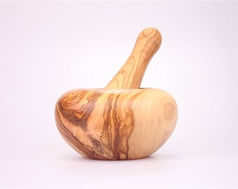 Olive Wood Pestle & Mortar