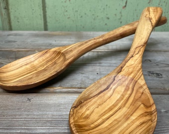 Cooking, serving Spoon in olive wood