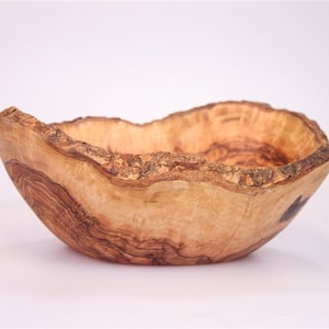 Olive Wood Salad Bowl 30cm ** WOOD UNIQUE**