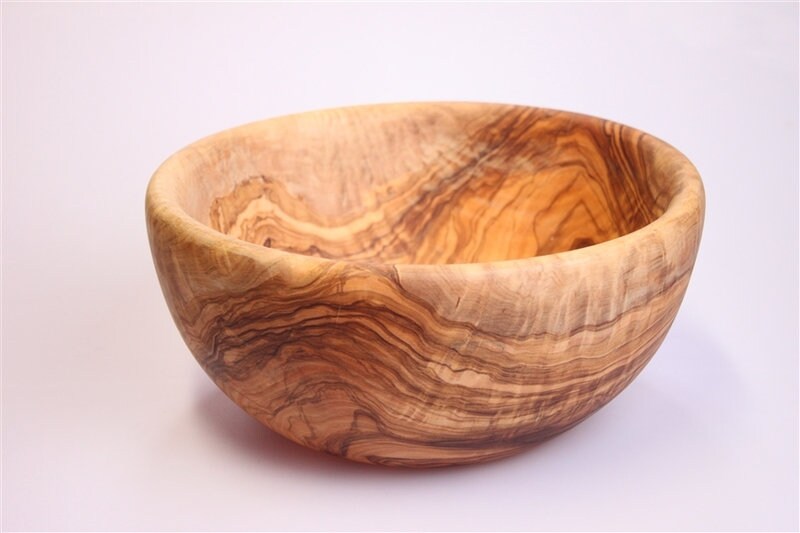 BIG Olive Wood Salad Bowl 25 Cm _ WOOD UNIQUE Etsy
