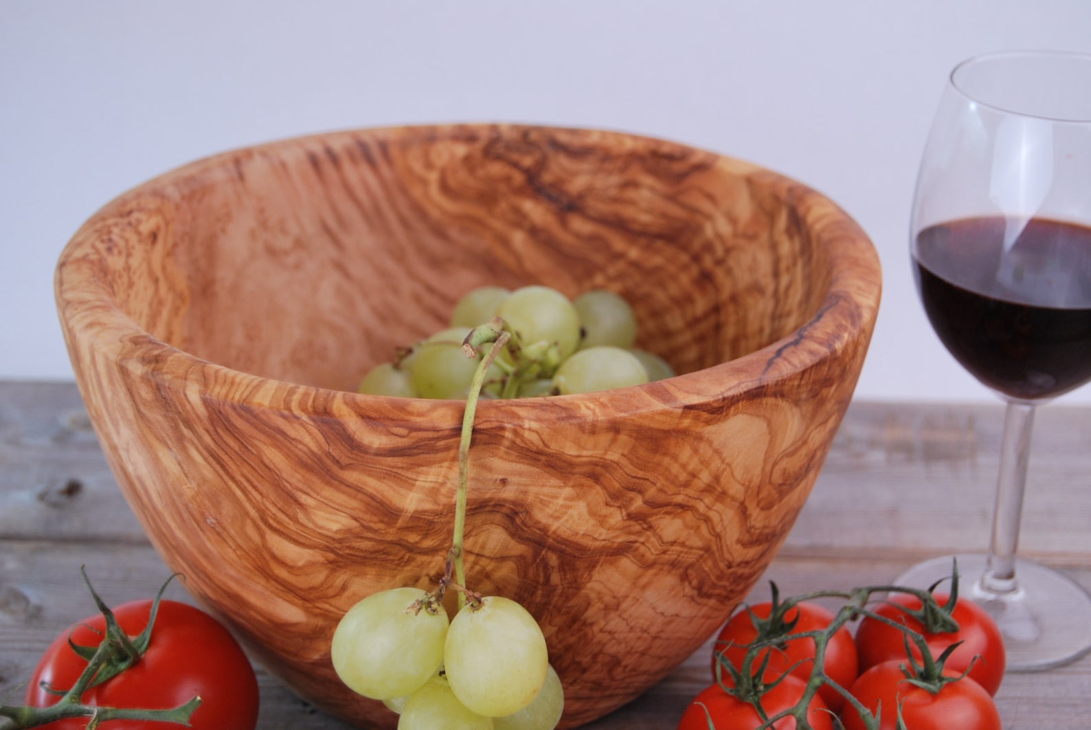 XXL Olive Wood Salad Bowl 25cm WOOD UNIQUE Etsy