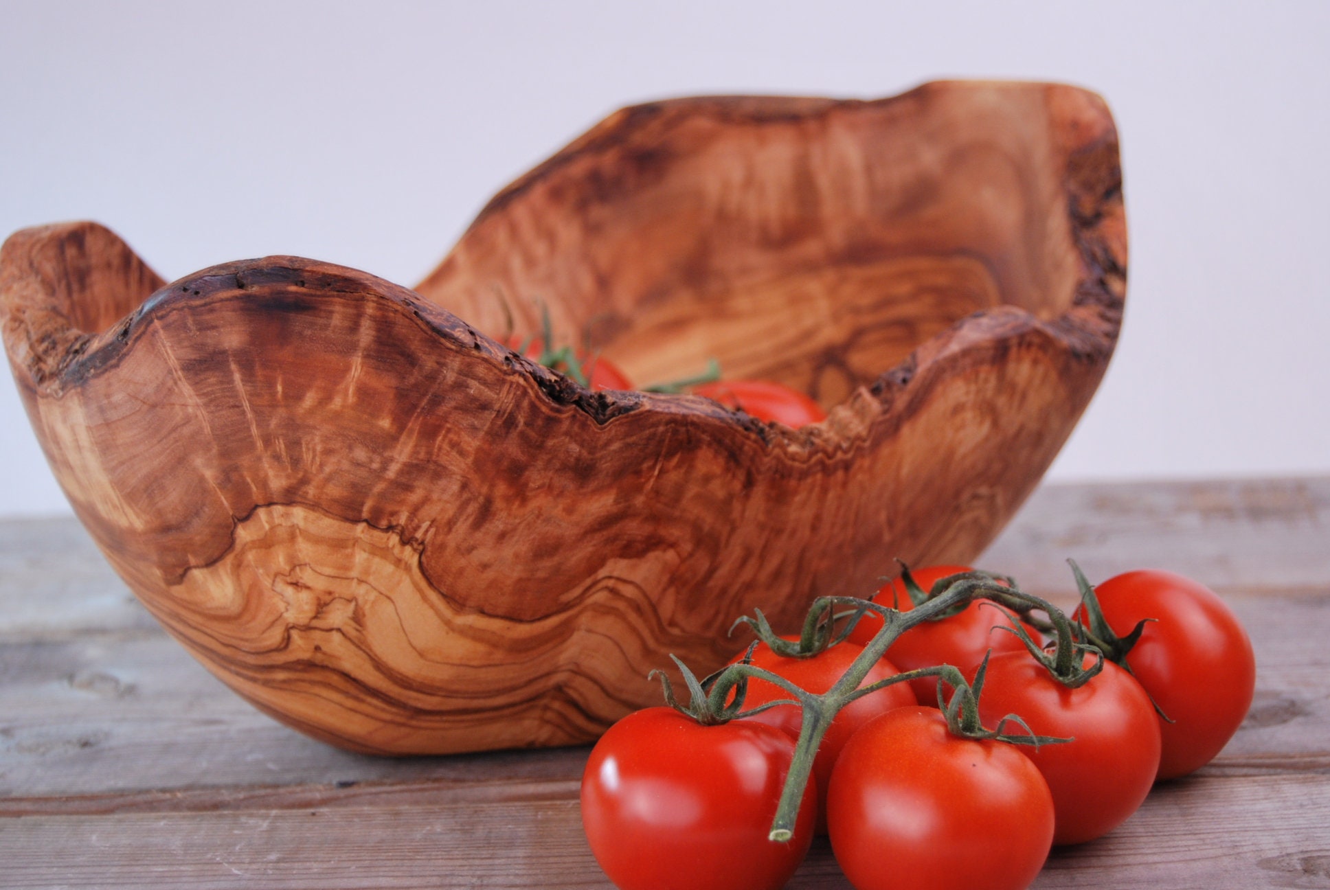 Olivenholz Salatschüssel Obstschale "aus Olivenholz" #UNIKAT" Stachelbeere" (you Get Is What Y Olivenholz Schale Groß